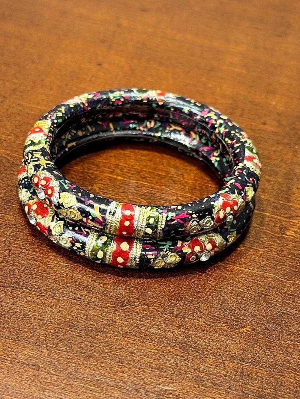 Floral Pattern Bracelets in Multicolor